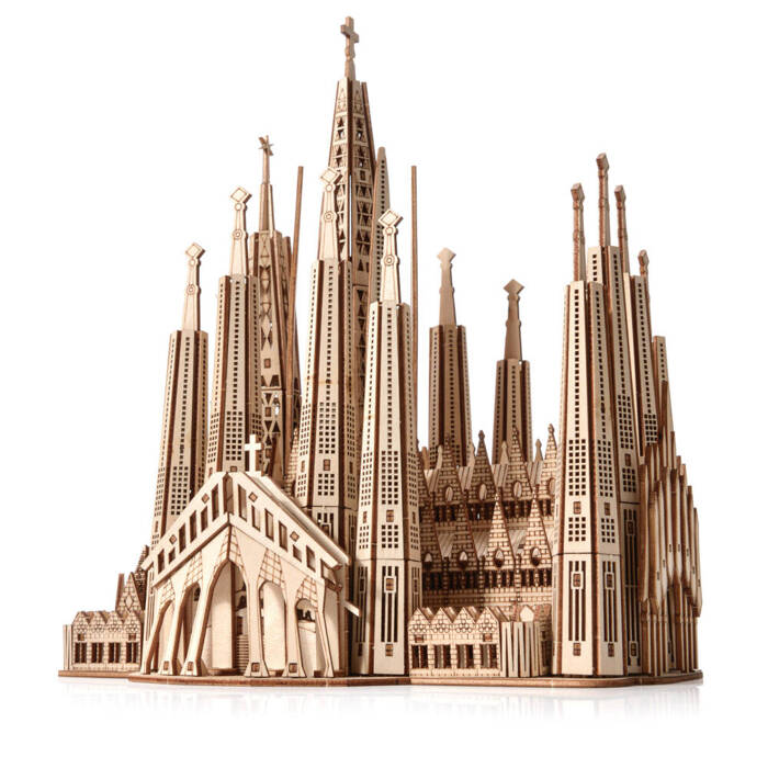 Little Story Drewniane Puzzle Model 3D - Kościół Sagrada Família