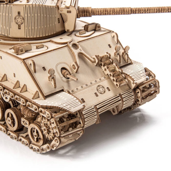 Little Story Drewniane Puzzle Model 3D - M4A38 Sherman