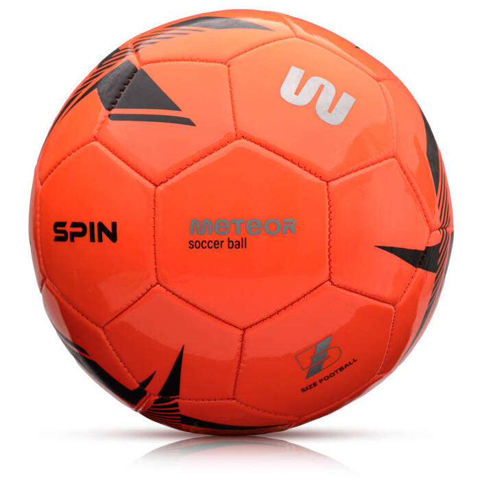 Piłka nożna Meteor Spin Football 5 orange