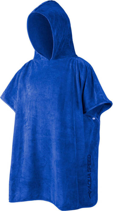 Ponczo - ręcznik z mikrofibry dla dzieci Aqua Speed KIDS PONCHO 140x80 cm kolor 01