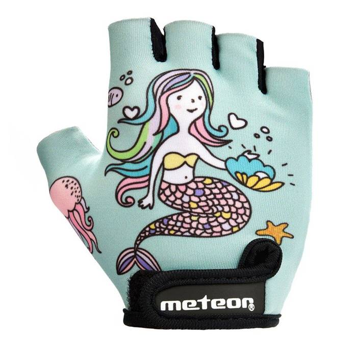 RĘKAWICZKI ROWEROWE METEOR JUNIOR MERMAID XS