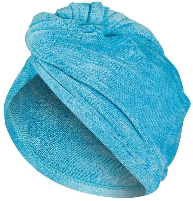 Ręcznik turban na mokre włosy z mikrofibry Aqua Speed Head Towel kolor 02