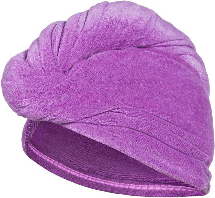 Ręcznik turban na mokre włosy z mikrofibry Aqua Speed Head Towel kolor 09