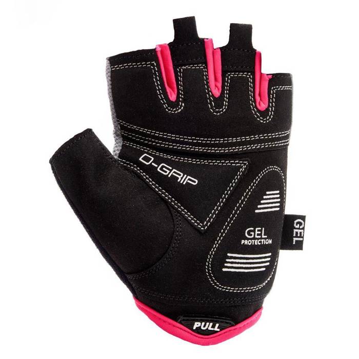 Rękawiczki rowerowe Meteor Gel GX34 grey-pink L