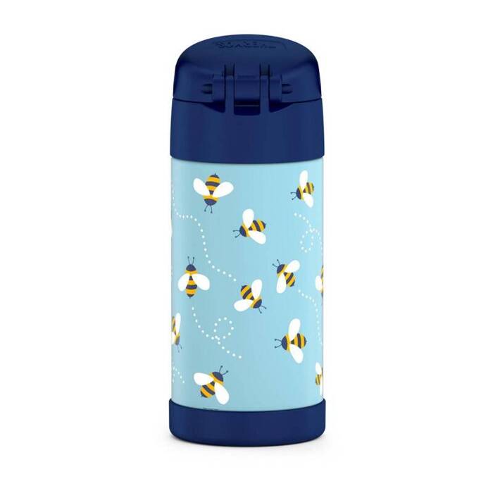 Termos dziecięcy ze słomką 355 ml THERMOS – pszczoły