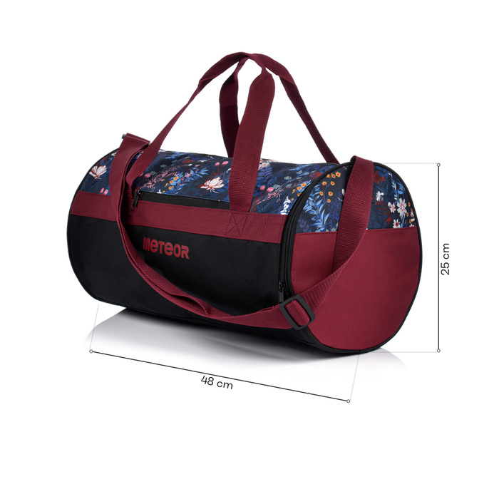 Torba fitness Meteor Sirin 25 l Floral