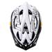 Kask rowerowy Meteor Gruver L 58-61 cm czarny/biały/pomarańczowy