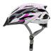 Kask rowerowy Meteor Gruver M 55-58 cm biały/szary/różowy