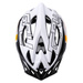 Kask rowerowy Meteor Gruver S 52-56 cm czarny/biały/pomarańczowy