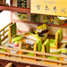 LITTLE STORY Składany Drewniany Model Puzzle 3D DIY Sushi House