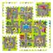 MD02 MATA DZIECIĘCA PUZZLE CARS 9 ELEMENTÓW 90x90CM NILS FUN