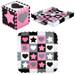 MD03 MATA DZIECIĘCA PUZZLE KOJEC PINK HEARTS 36 ELEMENTÓW 140x140CM NILS FUN